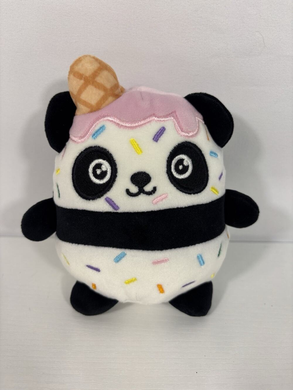Moriah Elizabeth Sprinkle Panda 6” Plush Dessert Series 2 Ice Cream Bonkers